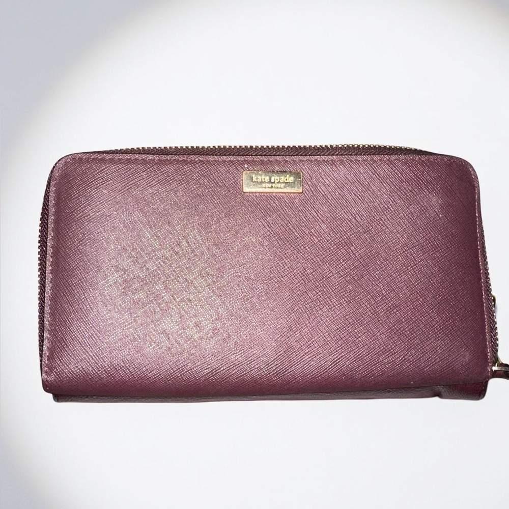 Kate Spade Plum Zip Wallet
